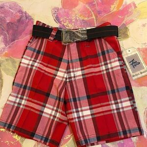 Seven Souls Boys Plaid Fashion Shorts Size: 6